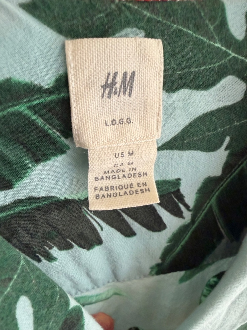 H&M Tropical Button down - Picture 3 of 4